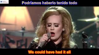 Rolling In The Deep  Adele SUBTITULADO EN INGLES ESPAÑOL LYRICS SUB HD [upl. by Lief]