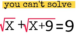 square root  cube root math Olympiad problems  math Olympiad algebra problem [upl. by Assyl361]