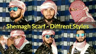 Eid Special  How to Tie Shemagh Scarf  Different Styles Tutorial  AL Aamir Khan [upl. by Bunce610]