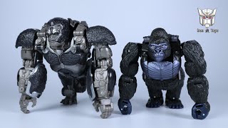 【G1 VS Movie】 Optimus Primal Comparison Studio Series SS106 VS BWVS01 [upl. by Meirrak]