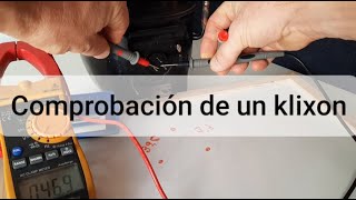 Comprobación de un klixon funcionamiento del protector térmico de compresor [upl. by Bocyaj]