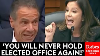 BREAKING NEWS Applause Breaks Out After Elise Stefaniks Vicious Clash With Andrew Cuomo [upl. by Elik709]