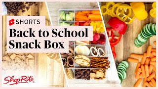 Shorts How to Build a Healthy Back to School Snack Box  ShopRite Grocery Stores [upl. by Adrea]