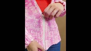 How to sew a zipper into a sweater [upl. by Lord]