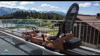 Schneisenfeger Alpine Coaster Rodelbahn Serfaus Austria HQ Almost nobrakes [upl. by Kushner216]