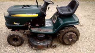 Craftsman LT1000 Lawn Tractor Review [upl. by Danya]