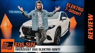 Mercedes EQS SUV im Test 2022 Überzeugt der elektrische 7Sitzer 🤍 Review  Preis  Reichweite [upl. by Alleinad]