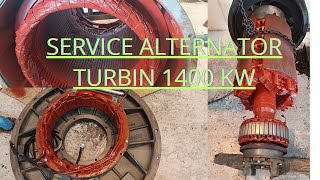 Service Alternator Turbine 1400 kw [upl. by Westmoreland557]