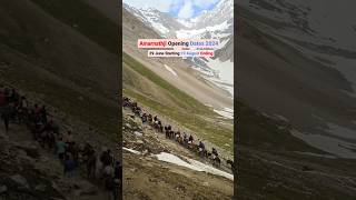 Amarnath Yatra 2024 Opening Date [upl. by Latta]