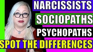 Narcissist Psychopath or Sociopath How to Spot the Differences [upl. by Zitvaa]