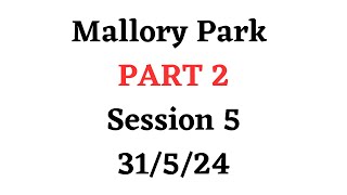 Part 2 Mallory park session 5 31st May 2024 inters [upl. by Hewart133]