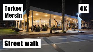 Turkey Mersin street walk 4K [upl. by Grantland]