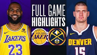 LAKERS at NUGGETS  FULL GAME HIGHLIGHTS  October 24 2023 [upl. by Eile326]