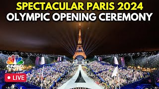 Paris Olympics 2024 LIVE Kicks Off With Lavish Boat Parade Celine Dion Musical Performance  N18G [upl. by Nylikcaj]