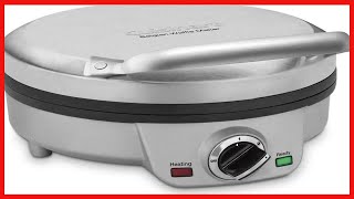 Cuisinart Maker Waffle Iron Round Silver [upl. by Tarfe]