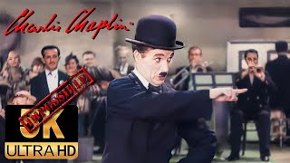 Charlie Chaplin AI 5K Colorized  Restored  Titine The Nonsense Song 1936 [upl. by Bernadine477]