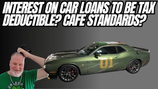 Interest On Car Loans To Be Tax Deductible Cafe Standards Gone YES [upl. by Hackney290]