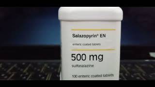 salazopyrine sulfasalazine 500 colon ulcer سلازوبيرين سلفاسالازين٠٠علاج التهابات و تقرحات القولون [upl. by Rind624]