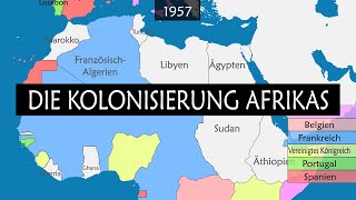 Die Kolonisierung Afrikas  Zusammenfassung auf einer Karte [upl. by Hafital900]