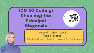 ICD 10 Coding Choosing the Principal Diagnosis [upl. by Courtund]