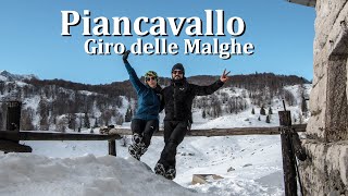 Passeggiata delle Malghe con la neve  Piancavallo PN [upl. by Dumas142]