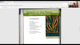 guided poetry reading for Speech to the Young [upl. by Ysteb]