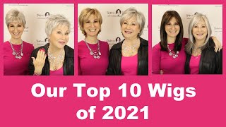 Our Top 10 Wigs of 2021  Shown in Top Wig Colors Official Godivas Secret Wigs Videos [upl. by Nita637]