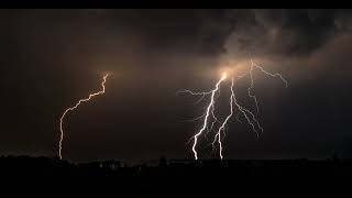 Heavy Thunderstorm Sounds Relaxing Rain Thunder amp Lightning Ambience for Sleep HD Nature Video [upl. by Ethelda463]