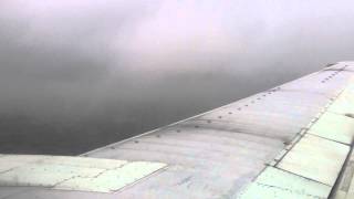 LANDING IN SEVERE TURBULENCE AND WIND BOEING 737 BRITISH AIRWAYS [upl. by Akirat]