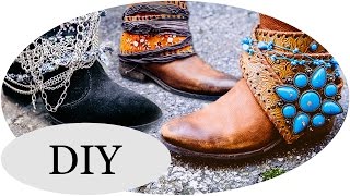 DIY Boho Boots 5 Stiefel Styles für den Herbst [upl. by Nuahsar]