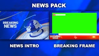 Breaking News Green Screen Format Free Download  4K Version [upl. by Kcirded]