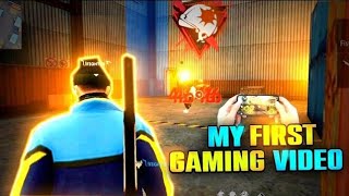 my first free fire gameplay video 😊  gameplay like ajju bhai TotalGaming093 pandaff9 [upl. by Ailaham]