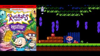 Rugrats Adventures in Gameland Homebrew NES  Walkthrough Full Game [upl. by Nifled]