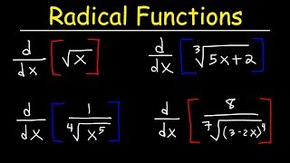 Derivatives of Radical Functions [upl. by Ahsenrad]