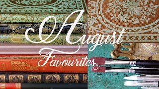 AUGUST FAVOURITES 2018  Paperblanks notebooks books and brushes  Merveilles en Papier [upl. by Yasmeen573]