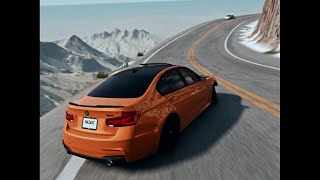 Bmw m340i Insane 360 Drift in between Traffic cars drift beamngdrive goosiest fyp bmwm3 [upl. by Yaner]