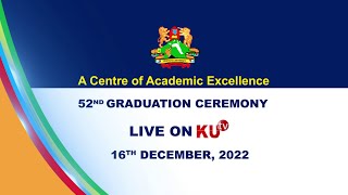 KENYATTA UNIVERSITY 52nd GRADUATION CEREMONY LIVE [upl. by Baruch]