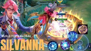 SILVANNA BEST BUILD 2024  SOLO RANK PUSH WITH SILVANNA  MLBB [upl. by Natika]