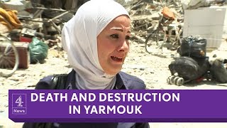 Death and Destruction in Yarmouk Inside Syrias largest Palestinian refugee camp [upl. by Rednasyl]