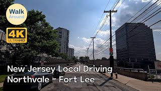 【4K60】 New Jersey Local Driving Northvale  Fort Lee [upl. by Gelasius461]