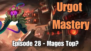 Urgot Mastery Ranked Climb  Mages Top Patch 1415 [upl. by Dilly]