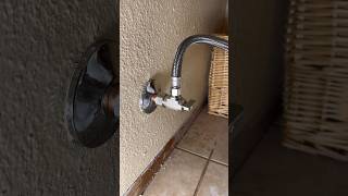 replacing an angle stop plumber plumbing [upl. by Elysee]