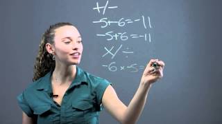 How to Add Subtract Multiply amp Divide Negative Numbers  Math Questions amp Answers [upl. by Aynam]