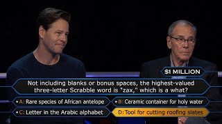 Ike and Alan Barinholtz Reach The MillionDollar Question on Who Wants to Be a Millionaire [upl. by Gracie569]