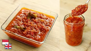 Resep sambal bawang enak  sambal bawang ayam geprek [upl. by Carpet]