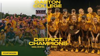 Gaston College District Tournament 2023 Baseball and Softball Highlights [upl. by Ahkihs144]