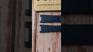 Navy Epsom Leather Custom Notched Strap [upl. by Nissie]