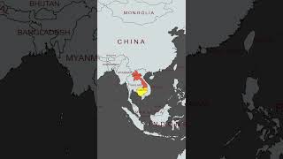 cambodia and laos map map trending viral shorts worldmaps history worldmap [upl. by Ayoral]