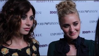 Aly and AJ Talk Music Touring and Halloween [upl. by Elwin]