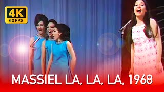 MASSIEL LA LA LA EUROVISION SPAIN MASSIEL MASSIEL 1968 4K [upl. by Trebbor]